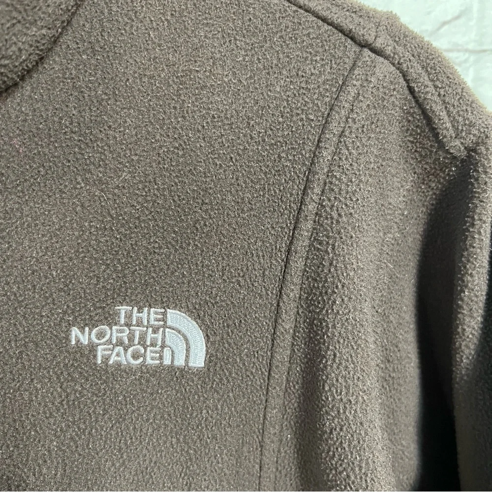 The North Face Full Zip Jacket Brown Size XL Girls Kids - Picture 4 of 8